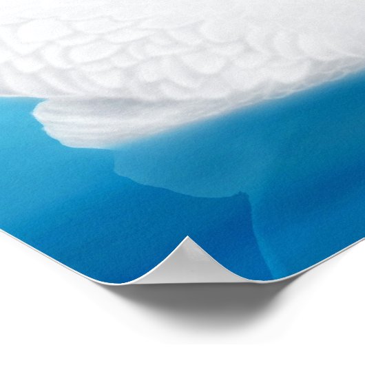 Große Liebe Schwäne 1 Korinther 13 Print Poster (Ecke)