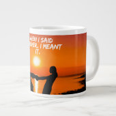 Große Liebe Tasse mit romantischem Zitat (Vorderseite Rechts)