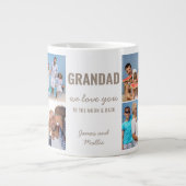 Große Liebe zum Rough and Back 8 Foto Jumbo-Tasse (Vorderseite)