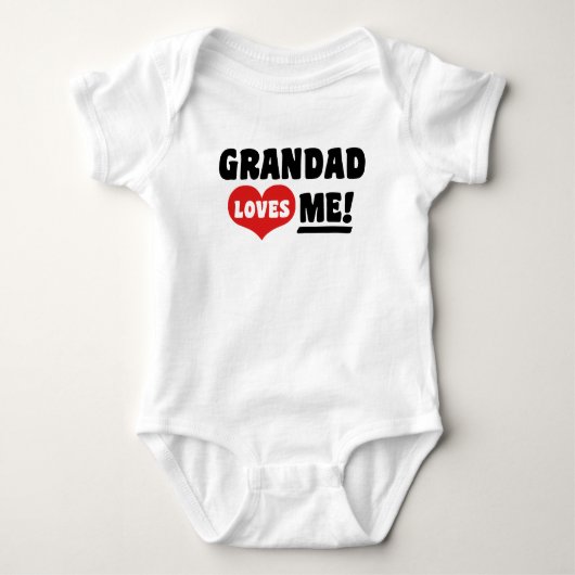 Große Lieben Baby Strampler (Vorderseite)