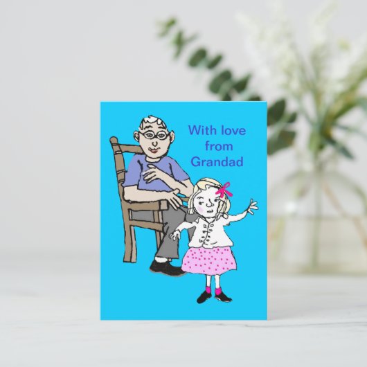 Große Lieben Postkarte (Stehend Vorderseite)