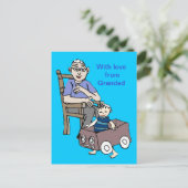 Große Lieben Postkarte (Stehend Vorderseite)