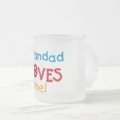 Große Lieben T - Shirt und Geschenke Mattglastasse (VorderseiteRechts)