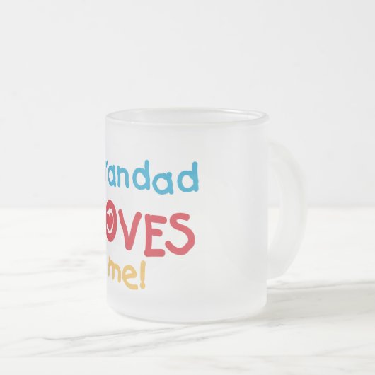 Große Lieben T - Shirt und Geschenke Mattglastasse (VorderseiteRechts)