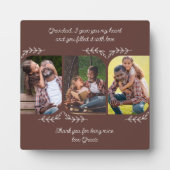 Große liebende Worte 3 Vertikale FotoCollage Fotoplatte (Vorderseite)