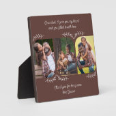 Große liebende Worte 3 Vertikale FotoCollage Fotoplatte (Vorderseite)