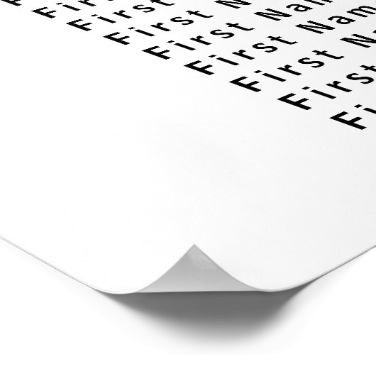 Große Lila 12-Tisch-Hochzeitskarte mit 12 Sitzplät Poster (Ecke)