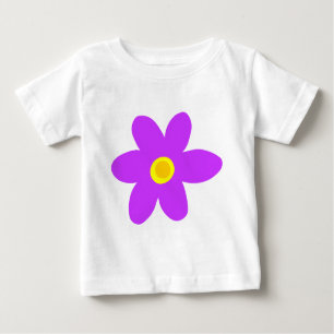 Große Lila Blume Baby T-shirt