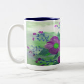 Große Lila Tasse für die Marine Blye und die Limet (Links)