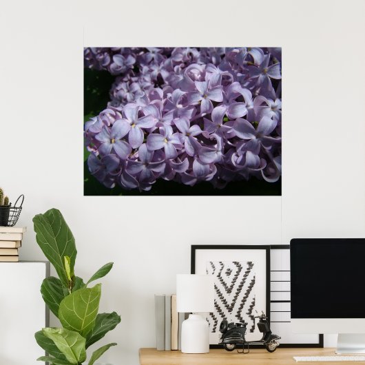 Große Lilac Blooms Poster (Heimbüro)