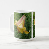 Große Lilien-Tasse Kaffeetasse (Vorderseite Links)