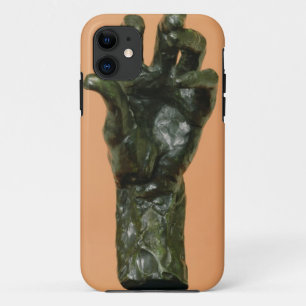Große links Hand (Bronze) iPhone 11 Hülle