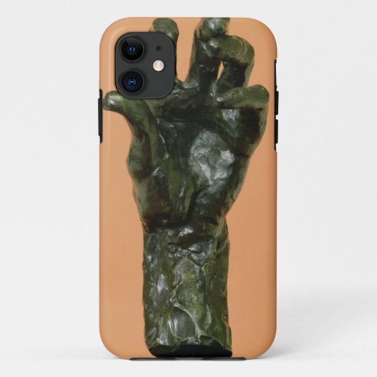 Große links Hand (Bronze) Case-Mate iPhone Hülle (Rückseite)