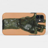 Große links Hand (Bronze) Case-Mate iPhone Hülle (Rückseite (Horizontal))