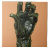 Große links Hand (Bronze) Fliese (Vorderseite)