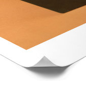 Große Links Hand (Bronze) Poster (Ecke)