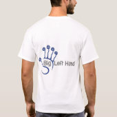 Große links Hand T-Shirt (Rückseite)