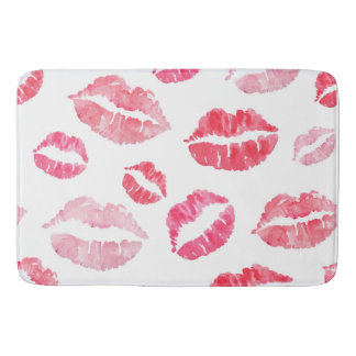 Große Lippen Badematte