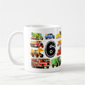 Große LKW-6. Geburtstag Kaffeetasse (Links)