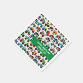 Große LKW-Muster Serviette (Ecke)