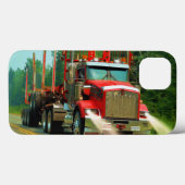 Große Lkw- und Autobahntechnik für Lkw-Liebhaber Case-Mate iPhone Hülle (Rückseite (Horizontal))