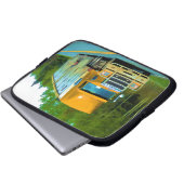 Große Lkw- und Autobahntechnik für Lkw-Liebhaber Laptopschutzhülle (Vorne Knopf)