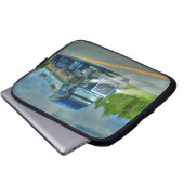 Große Lkw- und Autobahntechnik für Lkw-Liebhaber Laptopschutzhülle (Vorne Knopf)