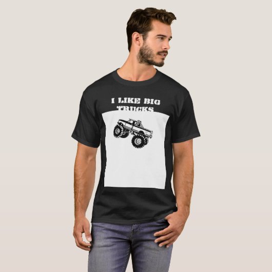 Große LKWs T-Shirt (Vorne ganz)