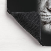 Große Löwenkatzengesicht mit dunkelgrünen Augen, v Mousepad (Ecke)