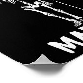 Größe macht Problem Halloween 12 Fuß Skelett Funny Poster (Ecke)