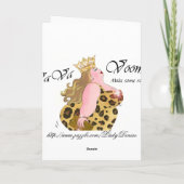 Große Mädchen brauchen Big Tiaras! Karte (Rückseite)