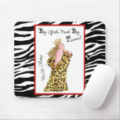 Große Mädchen brauchen Big Tiaras! Mousepad (Mit Mouse)
