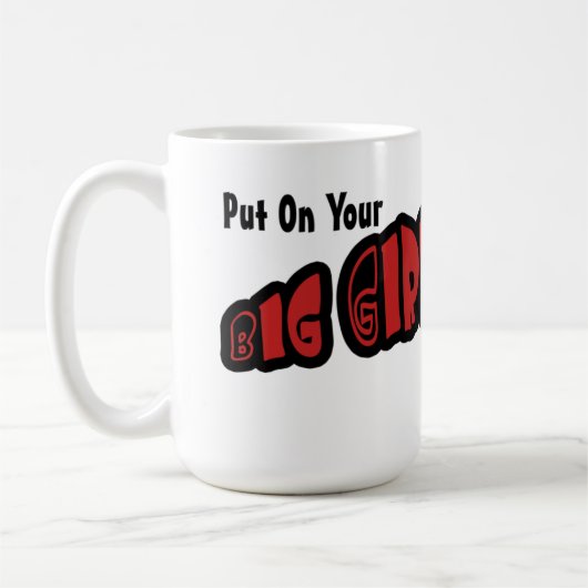 Große Mädchen-Schlüpfer-Tasse Kaffeetasse (Links)