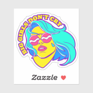 Große Mädchen weinen nicht Aufkleber