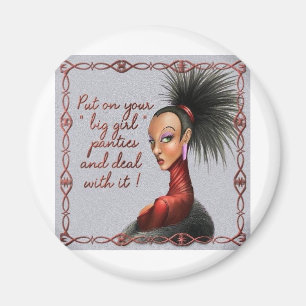 große Mädchentuppchen Magnet