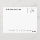 Große magellanische Wolke Postkarte (Rückseite)