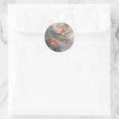 Große magellanische Wolke Runder Aufkleber (Tasche)