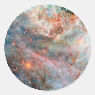 Große magellanische Wolke Runder Aufkleber