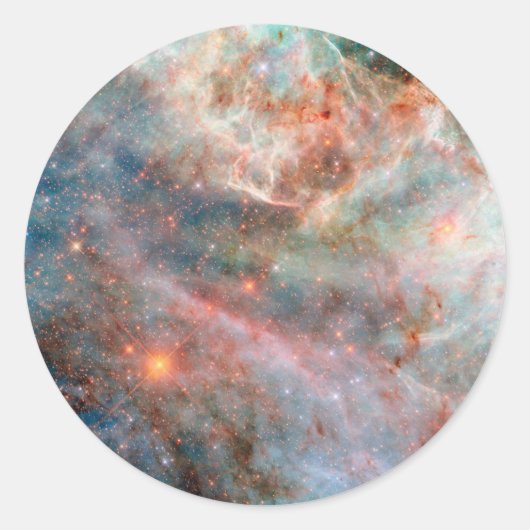 Große magellanische Wolke Runder Aufkleber (Vorderseite)