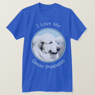 Große malende Pyrenäen - ursprüngliche Hundekun T-Shirt