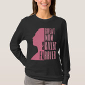 Große Mama Fachkräfte in Rosa T-Shirt (Vorderseite)