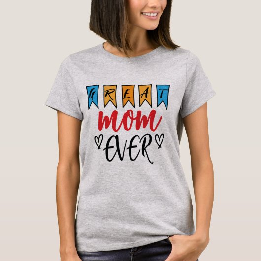 GROSSE MAMA JE T - Shirt (Vorderseite)