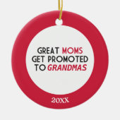 Große Mamas erhalten zu den Großmüttern gefördert Keramik Ornament (Vorne)