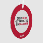 Große Mamas erhalten zu den Großmüttern gefördert Ornament (Vorderseite)