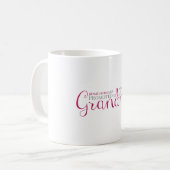 Große Mamas erhalten zur Großmutter gefördert Kaffeetasse (Vorderseite Links)