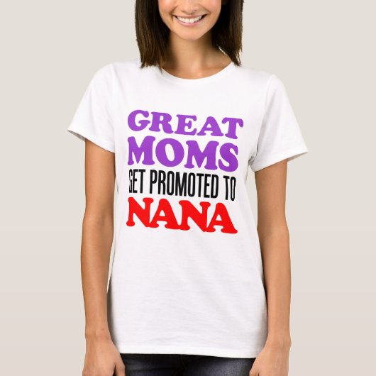 Große Mamas förderten Nana T-Shirt (Vorderseite)