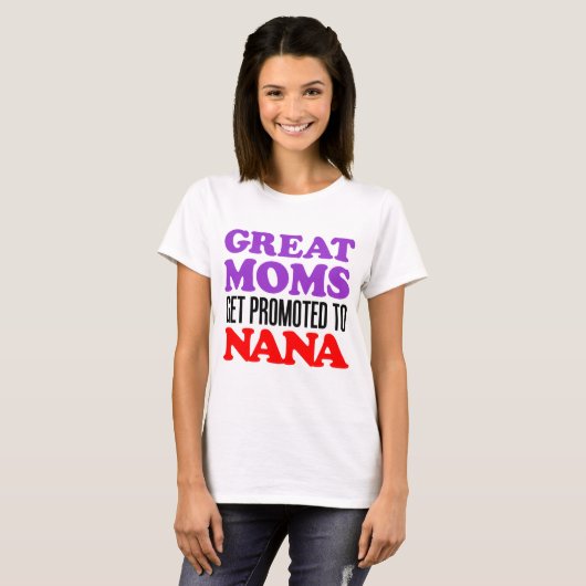 Große Mamas förderten Nana T-Shirt (Vorne ganz)