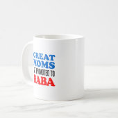 Große Mamas für Baba Ukrainische Großmutter Kaffeetasse (Vorderseite Links)