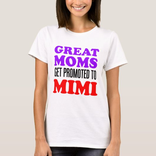 Große Mamas gefördert bis Mimi T-Shirt (Vorderseite)