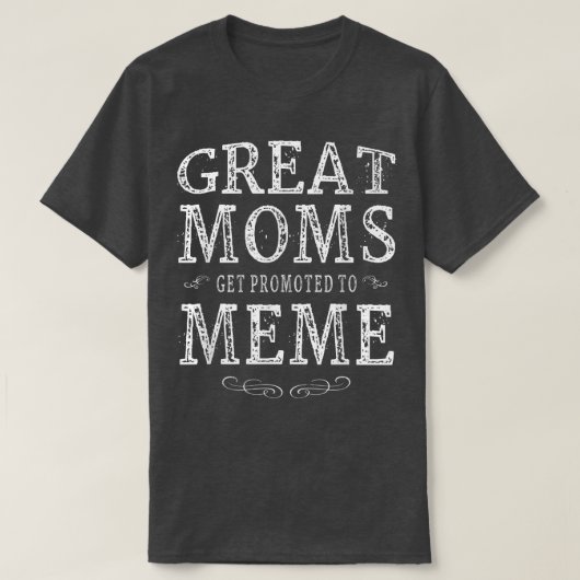 Große Mamas werden für Meme Oma Geschenke Frauen g T-Shirt (Design vorne)